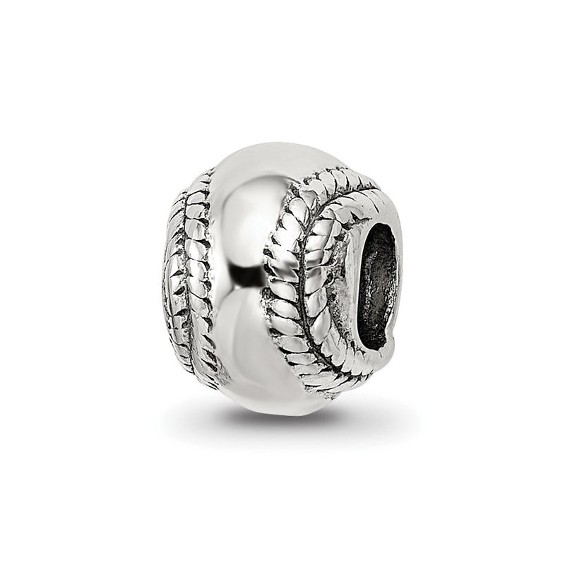 Sterling Silver Reflections Baseball Bead