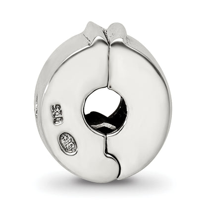 Sterling Silver Reflections Hinged Cz Clip Bead