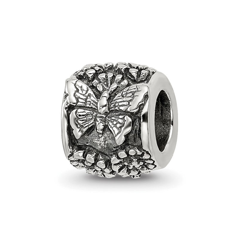 Sterling Silver Reflections Butterfly Bali Bead