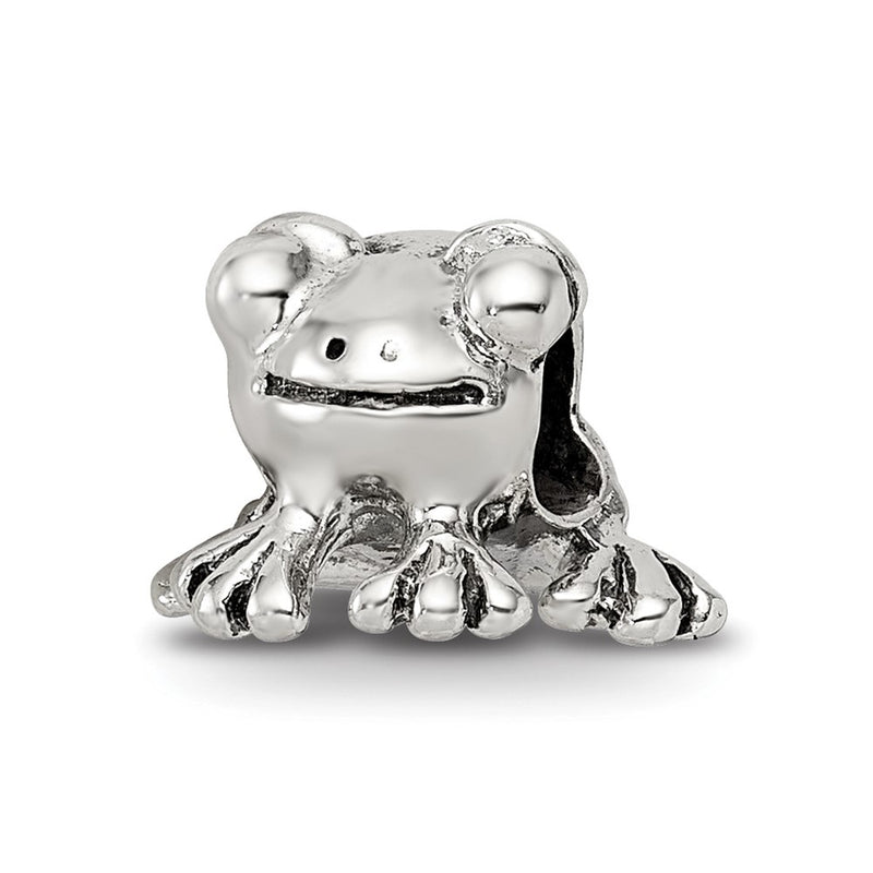 Sterling Silver Reflections Frog Bead