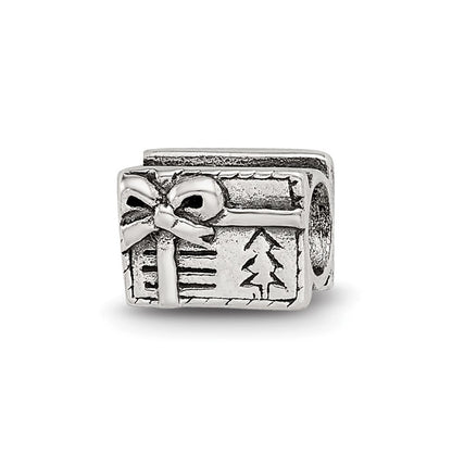 Sterling Silver Reflections Kids Christmas Present Bead