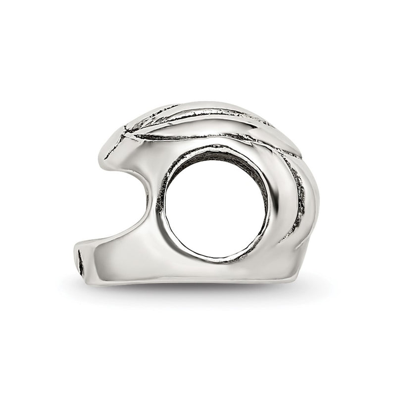 Sterling Silver Reflections Race Car Helmet Bead