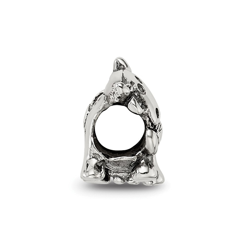Sterling Silver Reflections Kids Cow W/ Bow Bead