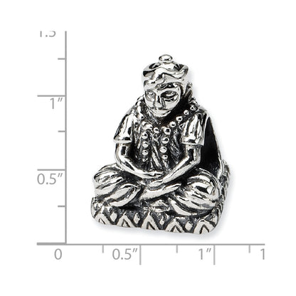 Sterling Silver Reflections Buddha Bead