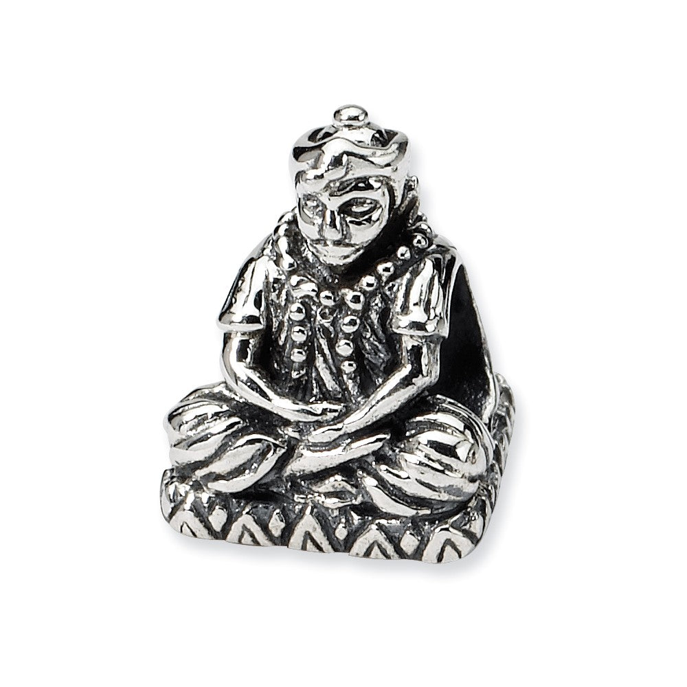 Sterling Silver Reflections Buddha Bead