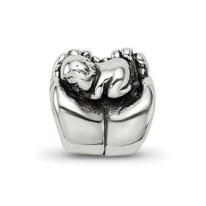 Sterling Silver Reflections Baby In Hands Bead