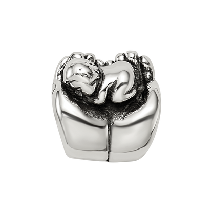 Sterling Silver Reflections Baby In Hands Bead