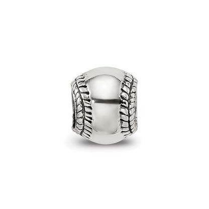 Sterling Silver Reflections Kids Softball Bead