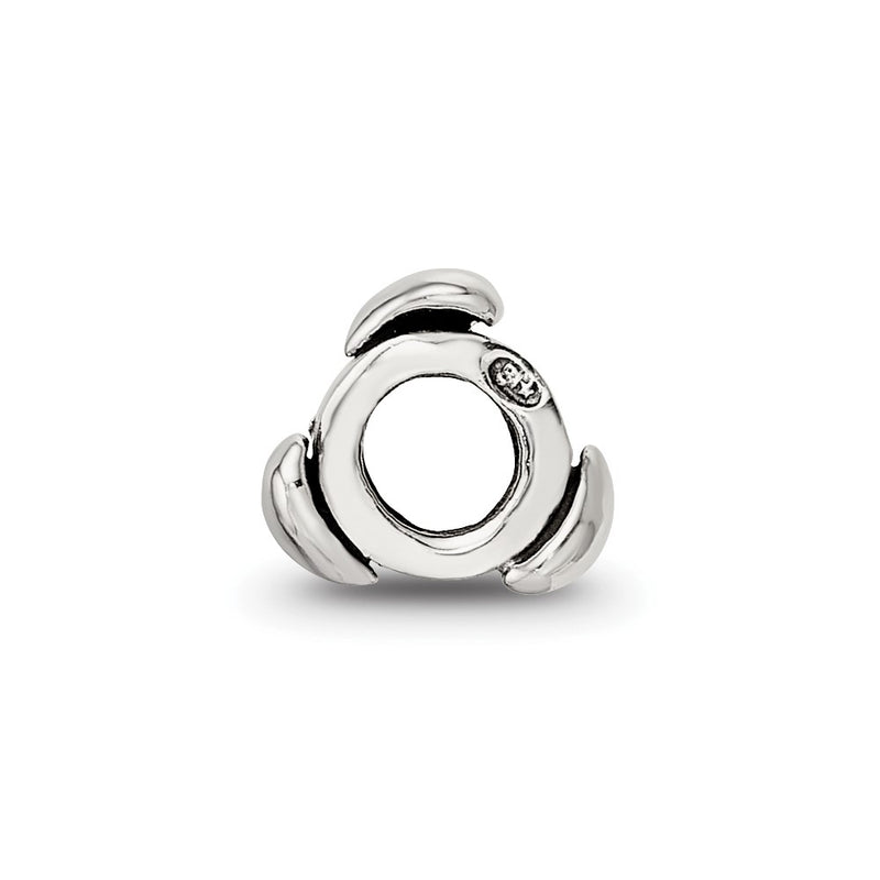 Sterling Silver Reflections Kids Hearts Bead