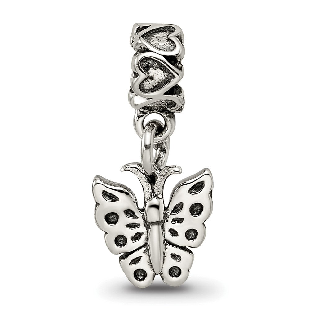 Sterling Silver Kids Collection Butterfly Dangle Reflections Bead