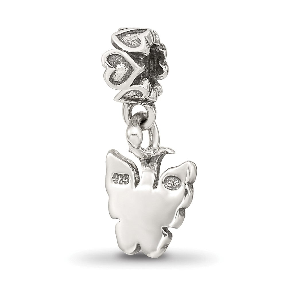 Sterling Silver Kids Collection Butterfly Dangle Reflections Bead