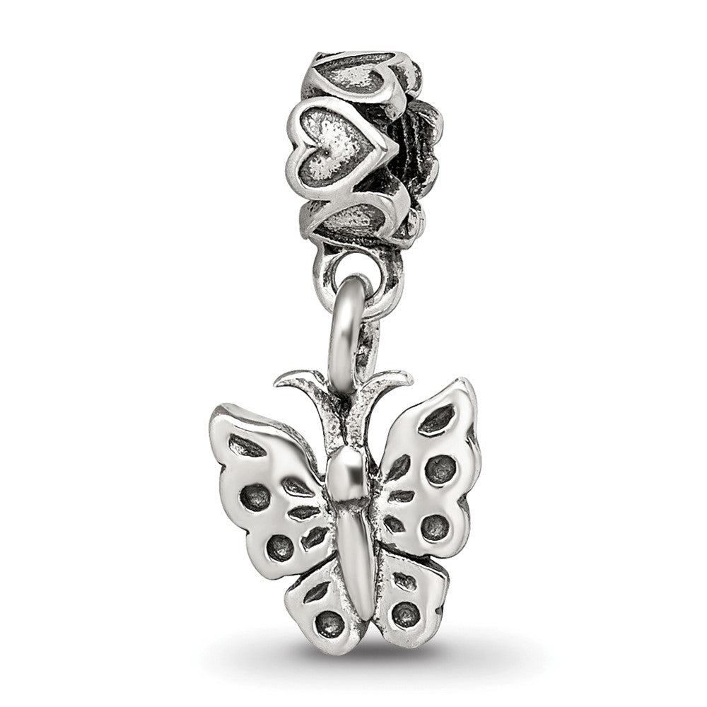 Sterling Silver Kids Collection Butterfly Dangle Reflections Bead
