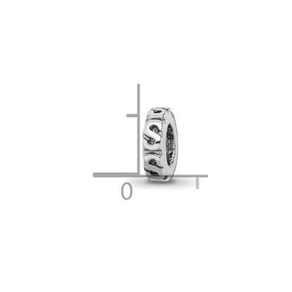 Sterling Silver Reflections Swirl Spacer Bead