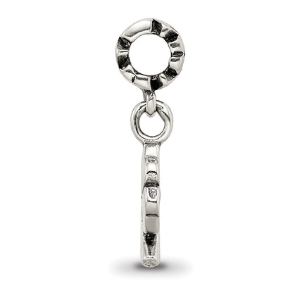 Sterling Silver Kids Collection 4-Leaf Clover Dangle Reflections Bead