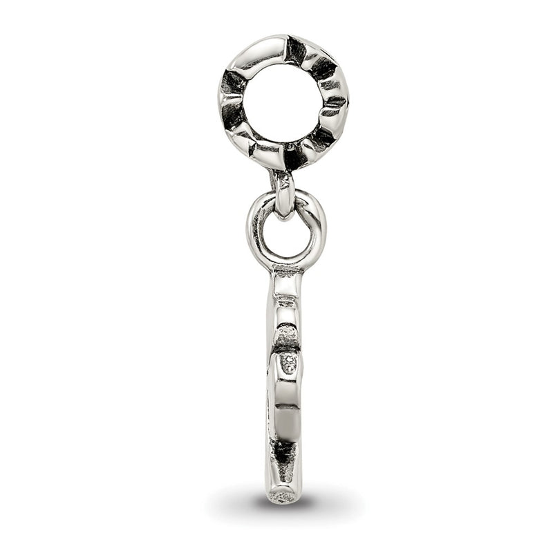 Sterling Silver Kids Collection 4-Leaf Clover Dangle Reflections Bead