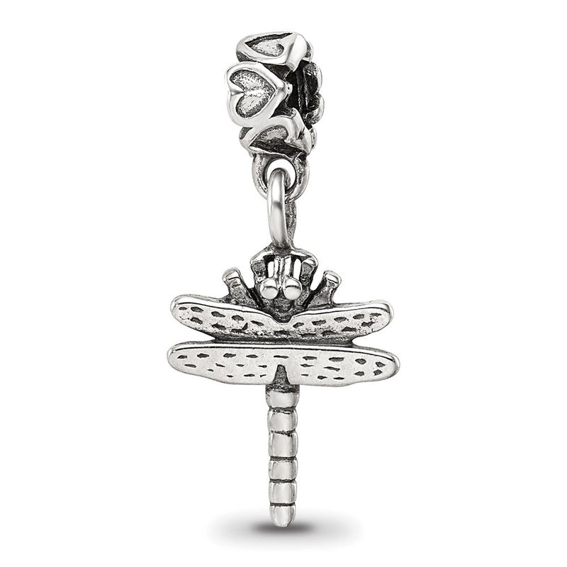 Sterling Silver Reflections Kids Dragonfly Dangle Bead