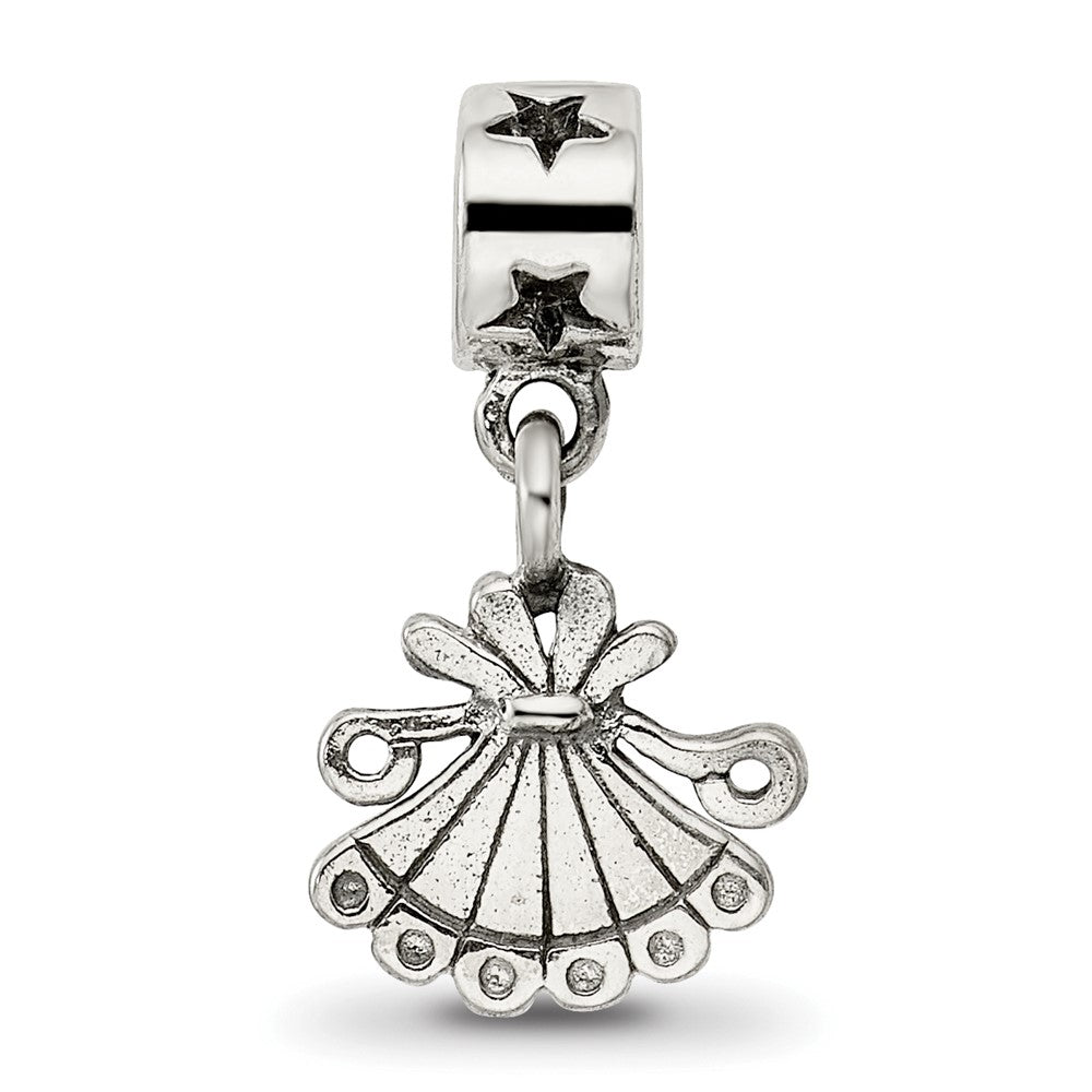Sterling Silver Kids Collection Fan Dangle Reflections Bead