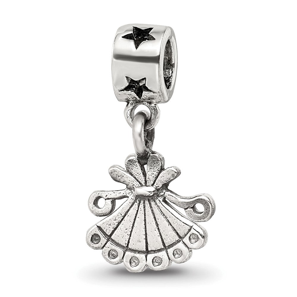 Sterling Silver Kids Collection Fan Dangle Reflections Bead