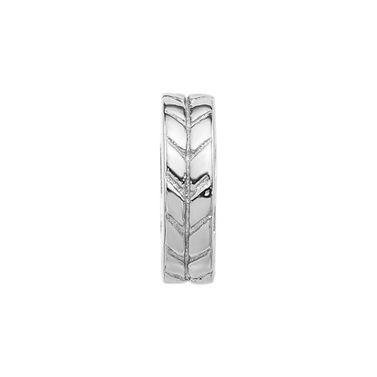 Sterling Silver Reflections Notched Spacer Bead
