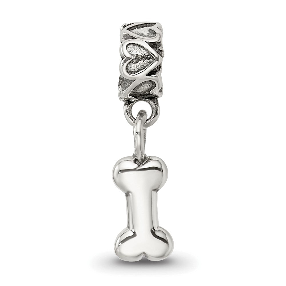 Sterling Silver Kids Collection Dog Bone Dangle Reflections Bead