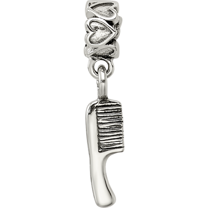 Sterling Silver Kids Collection Comb Dangle Reflections Bead