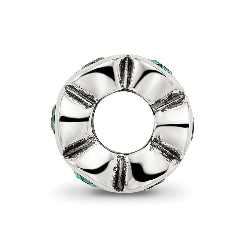Sterling Silver Reflections May Preciosa Crystal Birthstone Bead