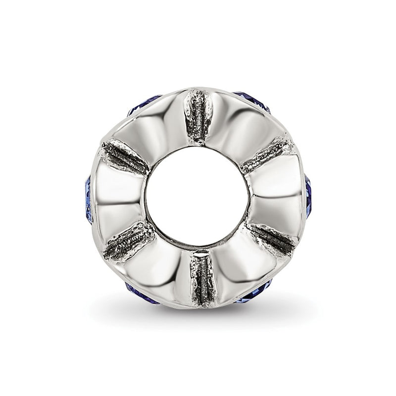 Sterling Silver Reflections Sept Preciosa Crystal Birthstone Bead