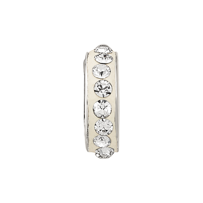 Sterling Silver Reflections April Single Row Preciosa Crystal Bead