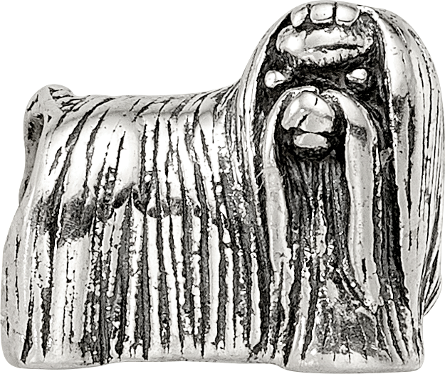 Sterling Silver Reflections Maltese Dog Bead