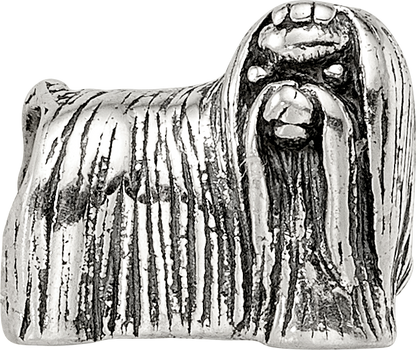 Sterling Silver Reflections Maltese Dog Bead