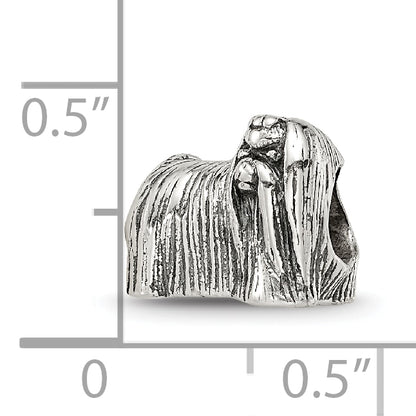 Sterling Silver Reflections Maltese Dog Bead