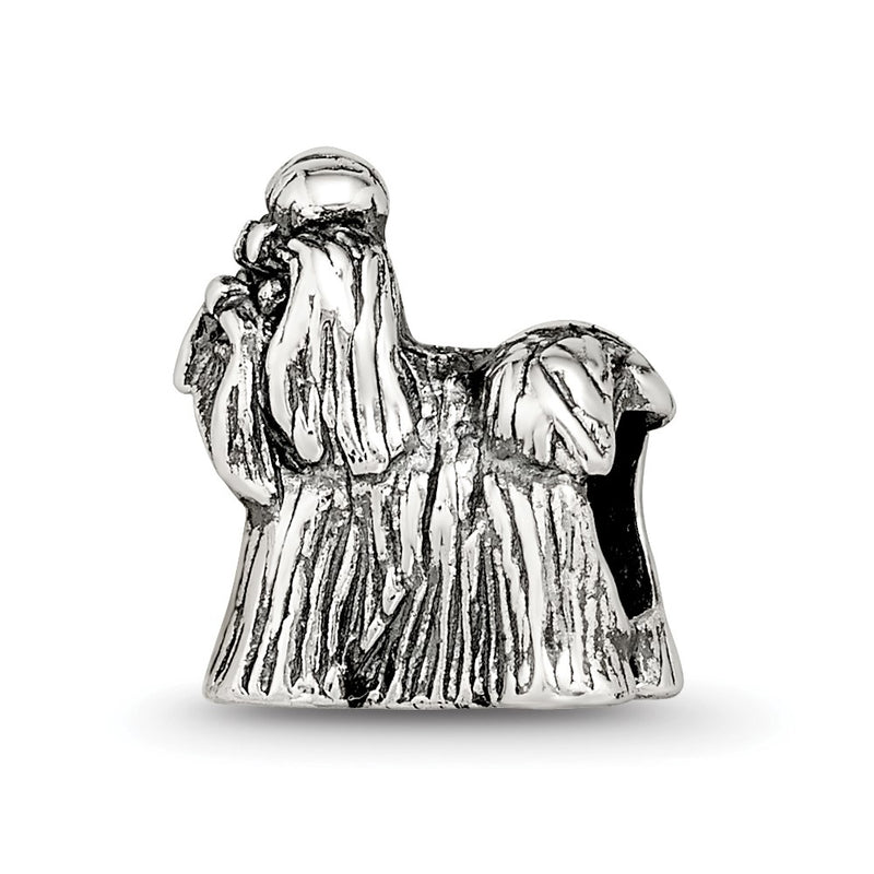 Sterling Silver Reflections Shih Tzu Bead