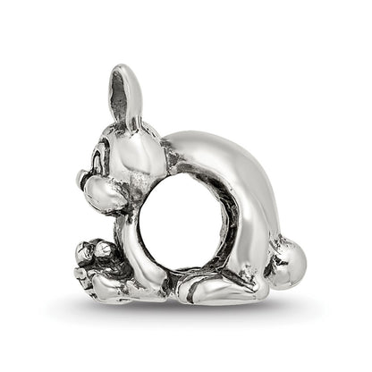 Sterling Silver Reflections Bunny With Basket Bead