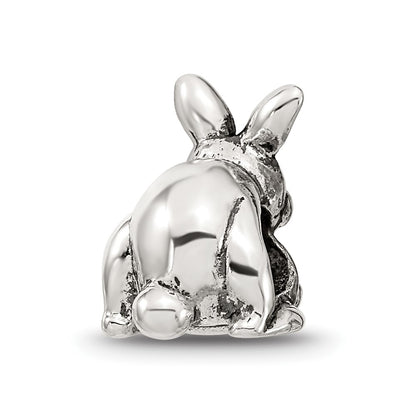 Sterling Silver Reflections Bunny With Basket Bead