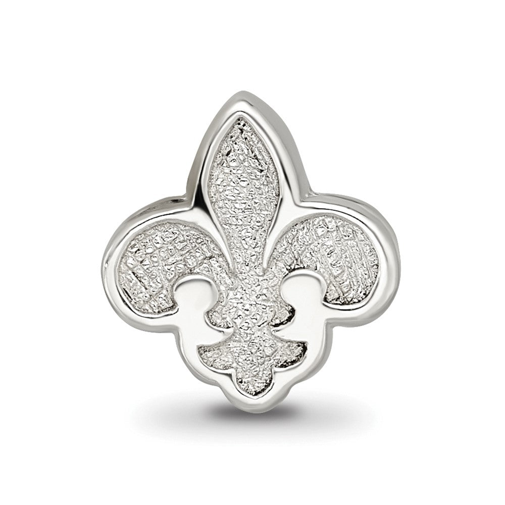Sterling Silver Reflections Fleur De Lis Bead