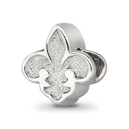 Sterling Silver Reflections Fleur De Lis Bead