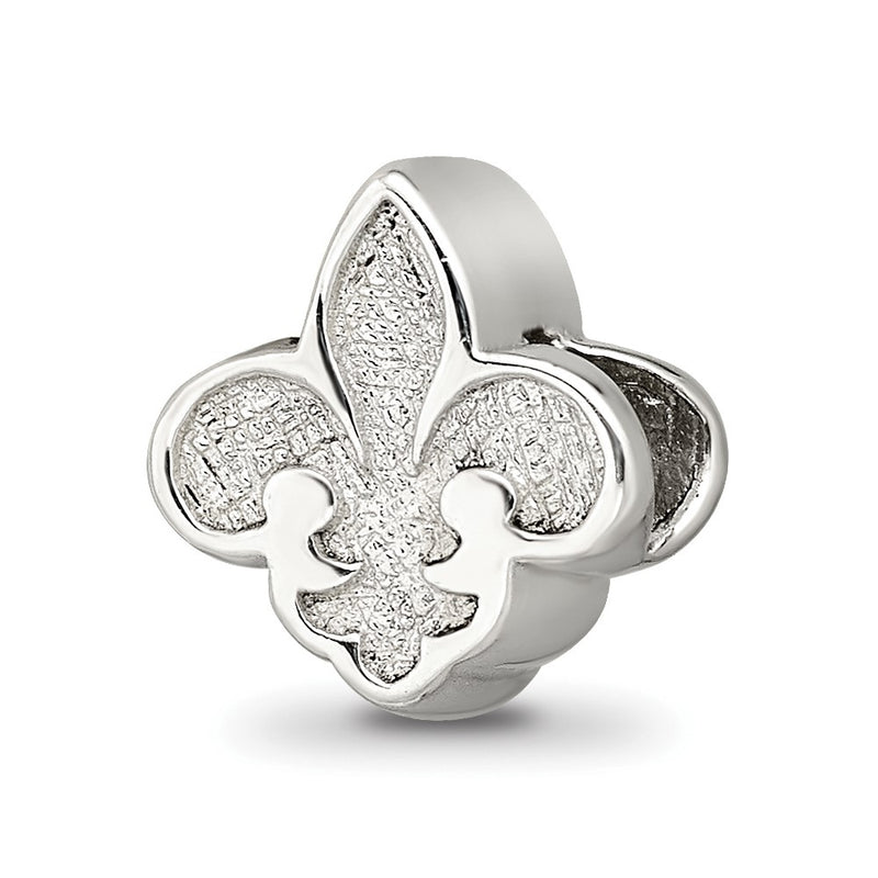 Sterling Silver Reflections Fleur De Lis Bead
