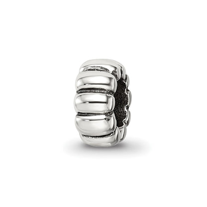 Sterling Silver Reflections Scalloped Spacer Bead