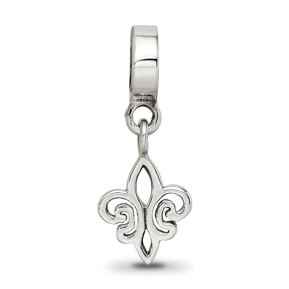 Sterling Silver Reflections Fleur De Lis Dangle Bead