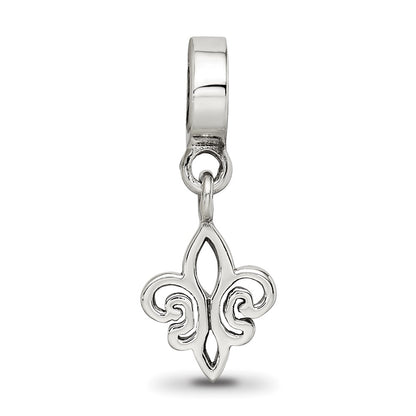 Sterling Silver Reflections Fleur De Lis Dangle Bead