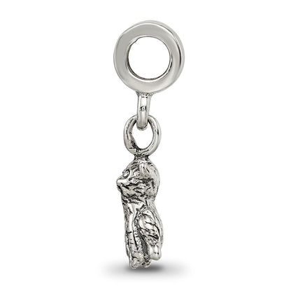Sterling Silver Kids Collection Cat Dangle Reflections Bead