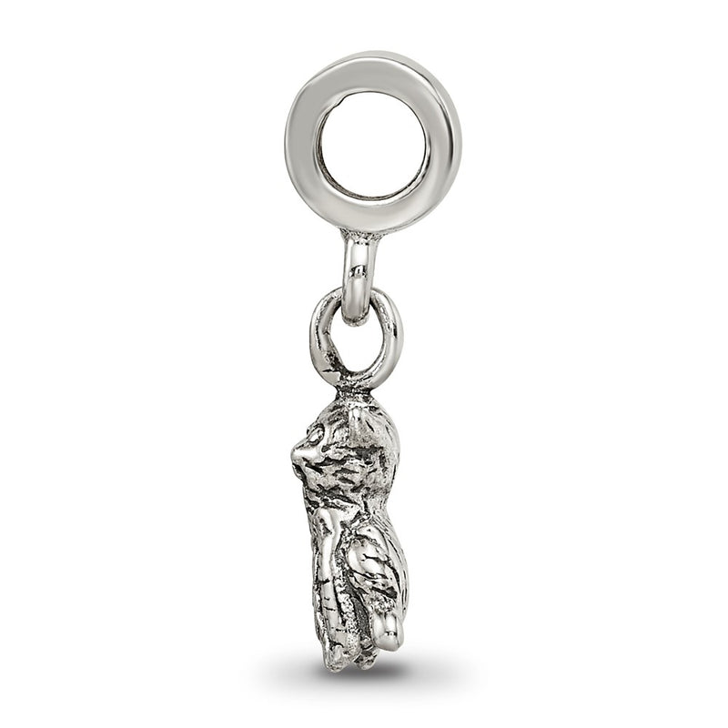 Sterling Silver Kids Collection Cat Dangle Reflections Bead