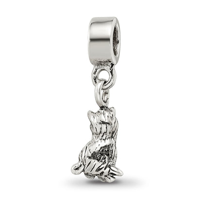 Sterling Silver Kids Collection Cat Dangle Reflections Bead