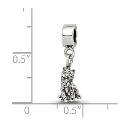 Sterling Silver Kids Collection Cat Dangle Reflections Bead