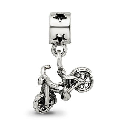 Sterling Silver Kids Collection Bicycle Dangle Reflections Bead