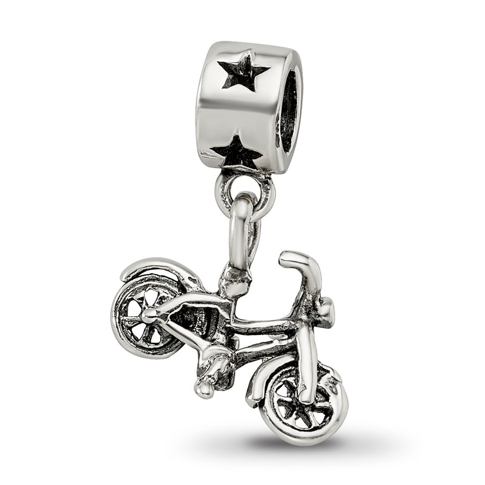 Sterling Silver Kids Collection Bicycle Dangle Reflections Bead