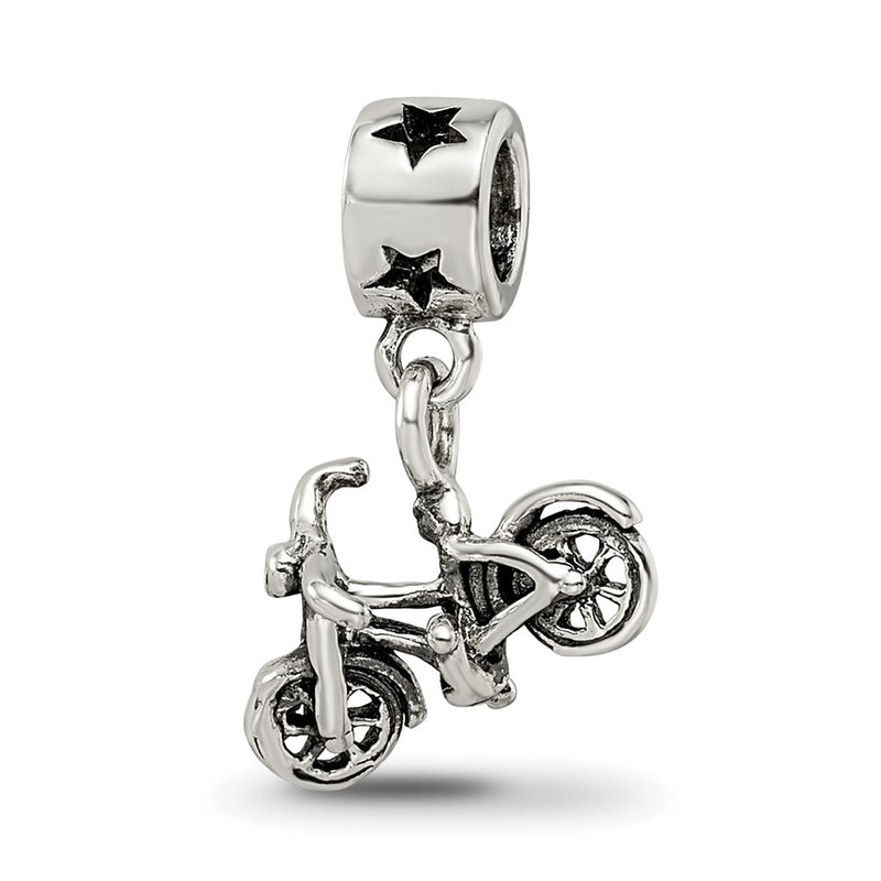 Sterling Silver Kids Collection Bicycle Dangle Reflections Bead