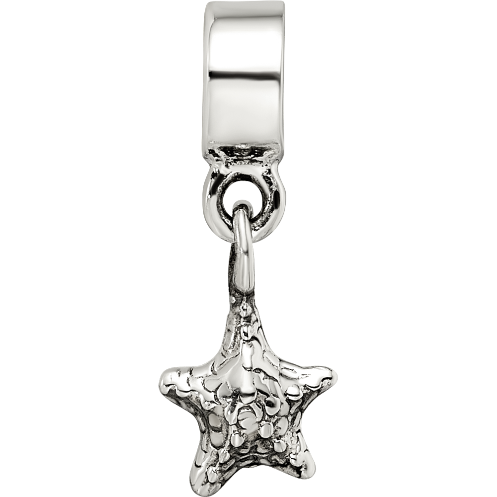 Sterling Silver Kids Collection Star Dangle Reflections Bead