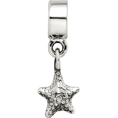 Sterling Silver Kids Collection Star Dangle Reflections Bead