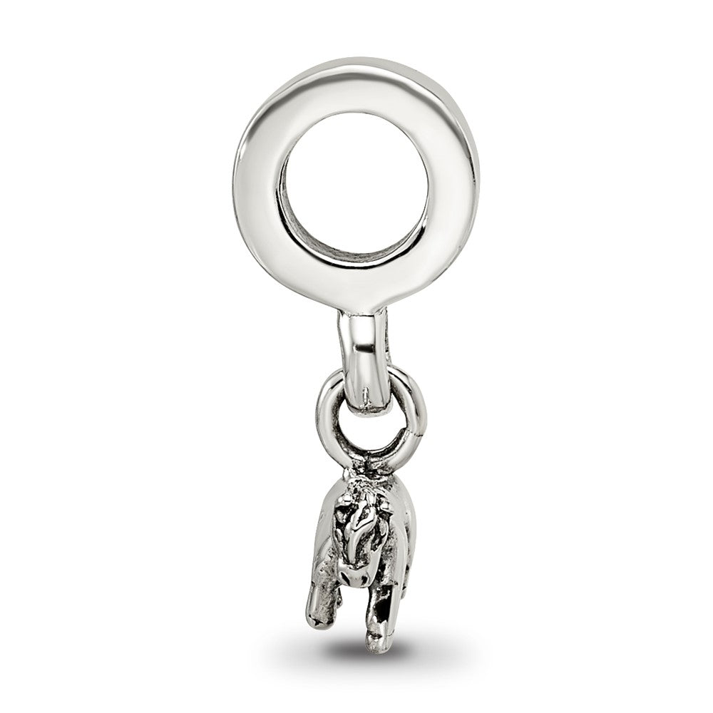 Sterling Silver Kids Collection Pony Dangle Reflections Bead